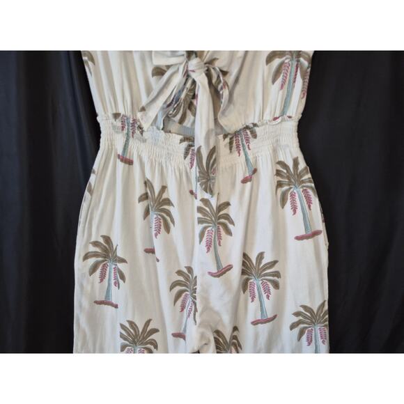 Roller Rabbit Womens Multicolor Morjim Palm Emanelle Jumpsuit Medium - Picture 10 of 13